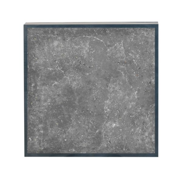 Panneau en pierre légère gris et son cadre de montage – Image 3