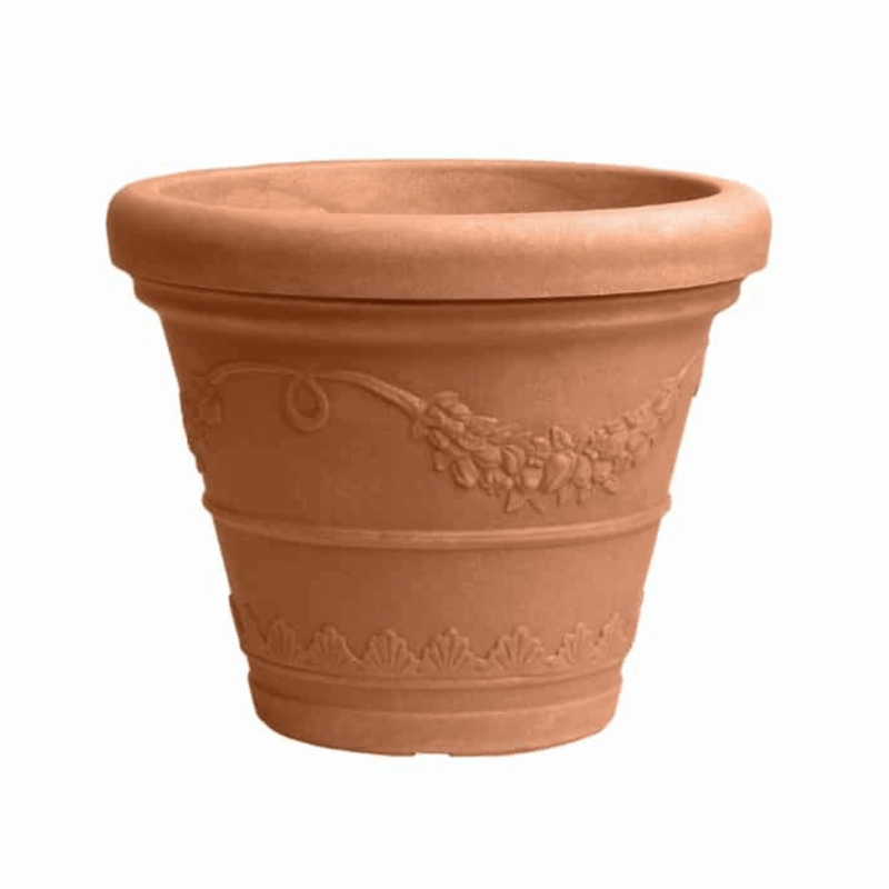 Pot Doppio Bordo Festonato - Terra