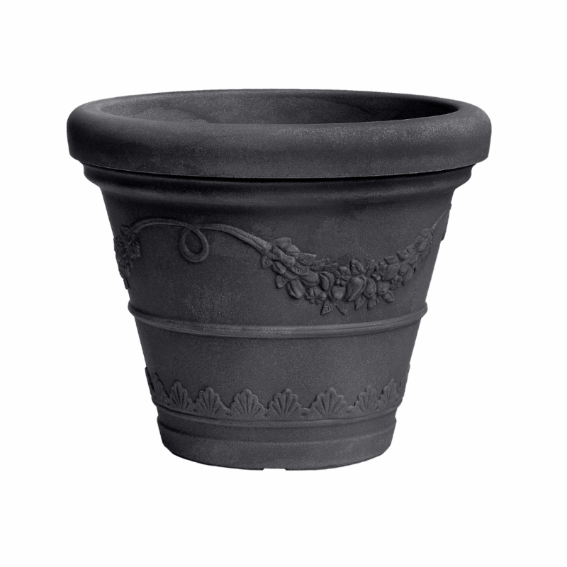 Pot Doppio Bordo Festonato - Anthracite