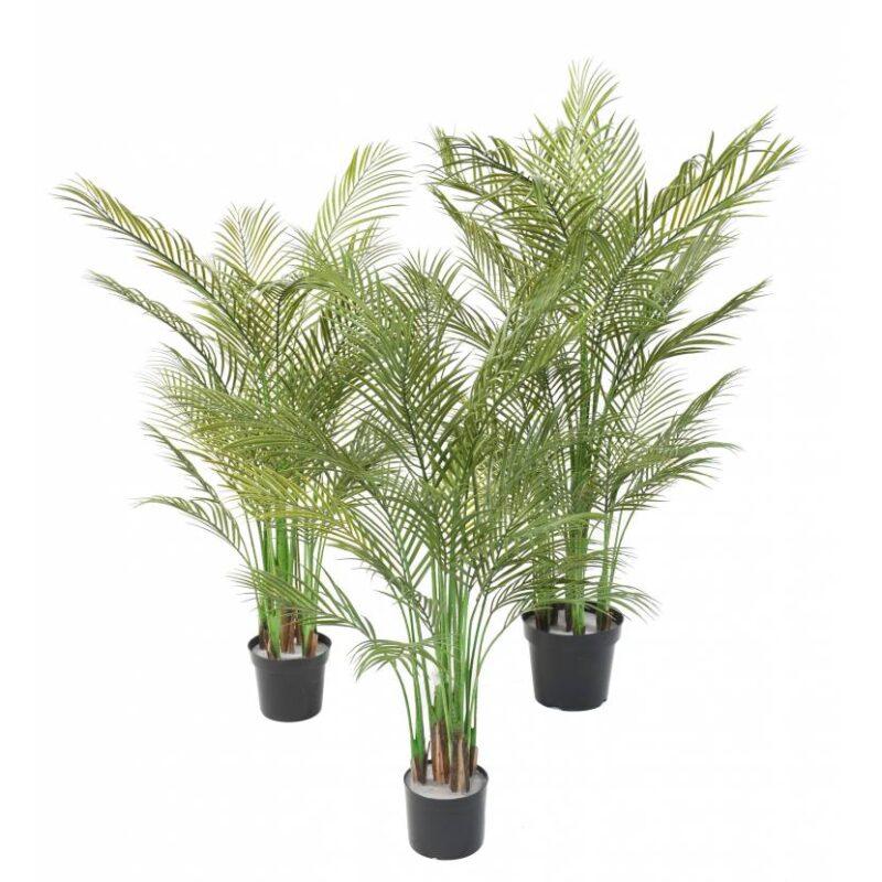 Palmier Areca multi-troncs artificiel 125 cm