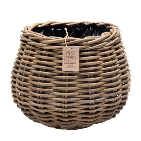 Cache-pot en rotin Thaja