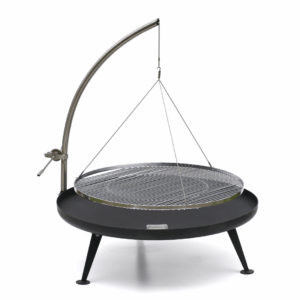 Fire-Pit avec grille en acier inoxydable