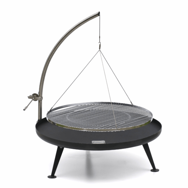 Fire-Pit avec grille en acier inoxydable