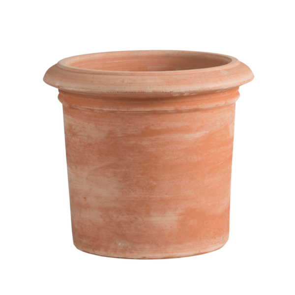 Pot Cilindro Bordato Liscio