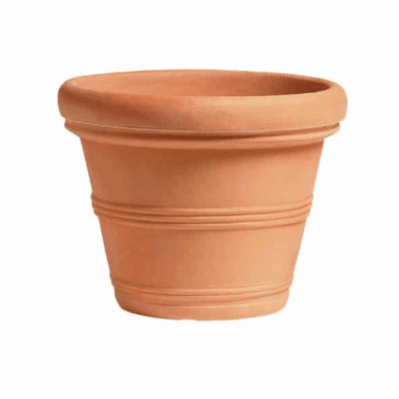 Pot Doppio Bordo Liscio - Terra