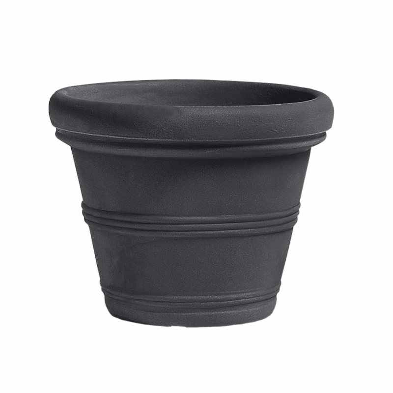 Pot Doppio Bordo Liscio - Anthracite