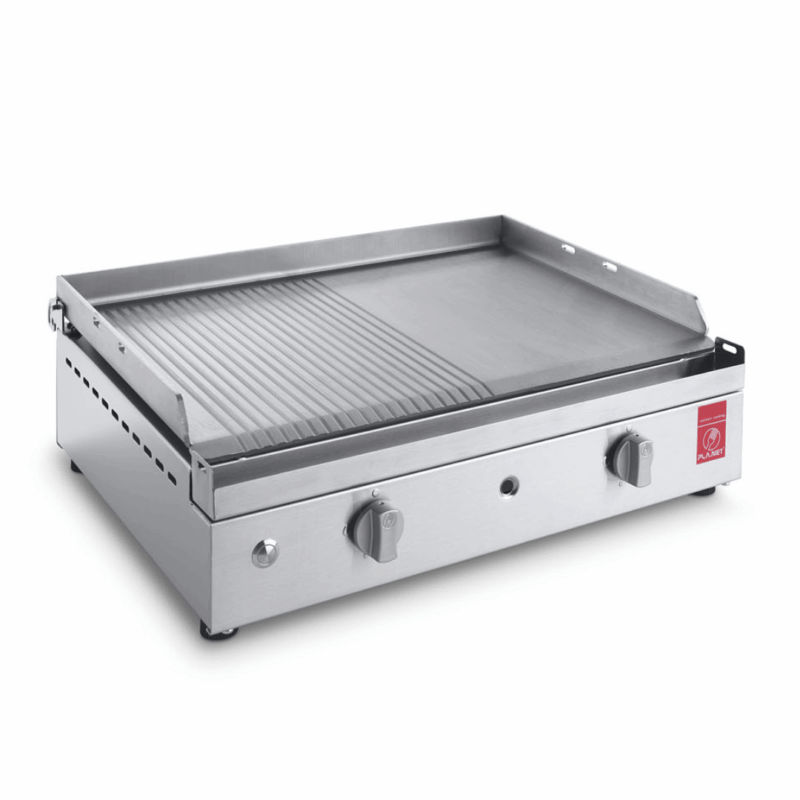 Plancha Pla.net CHEF 55 lisse-rainurée