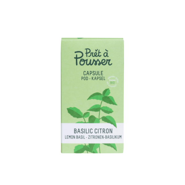 Capsule basilic citron pour potager Lilo