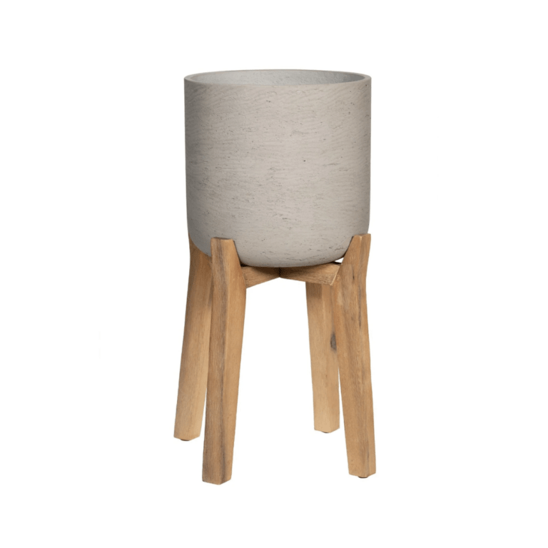 Cache-pot sur pied haut ‘charlie’ – Gris