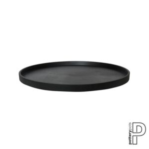 Saucer Round L, Fiberstone Black
